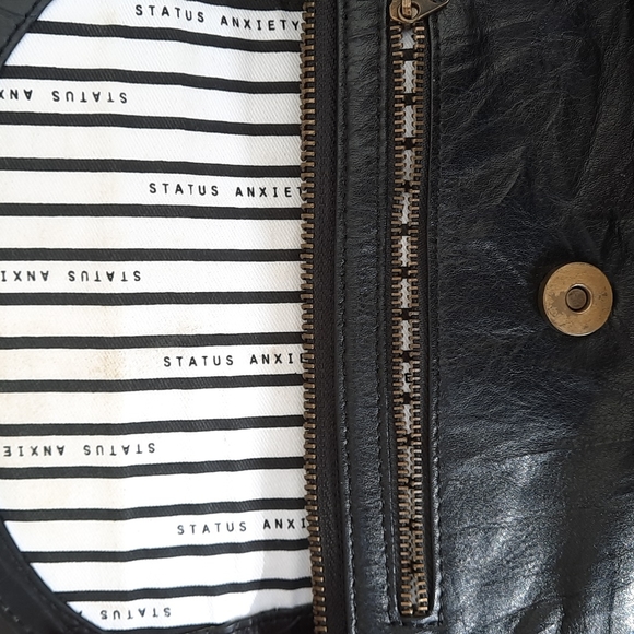 Status Anxiety Bags State Anxiety Crossbody Leather Purse In Black Poshmark